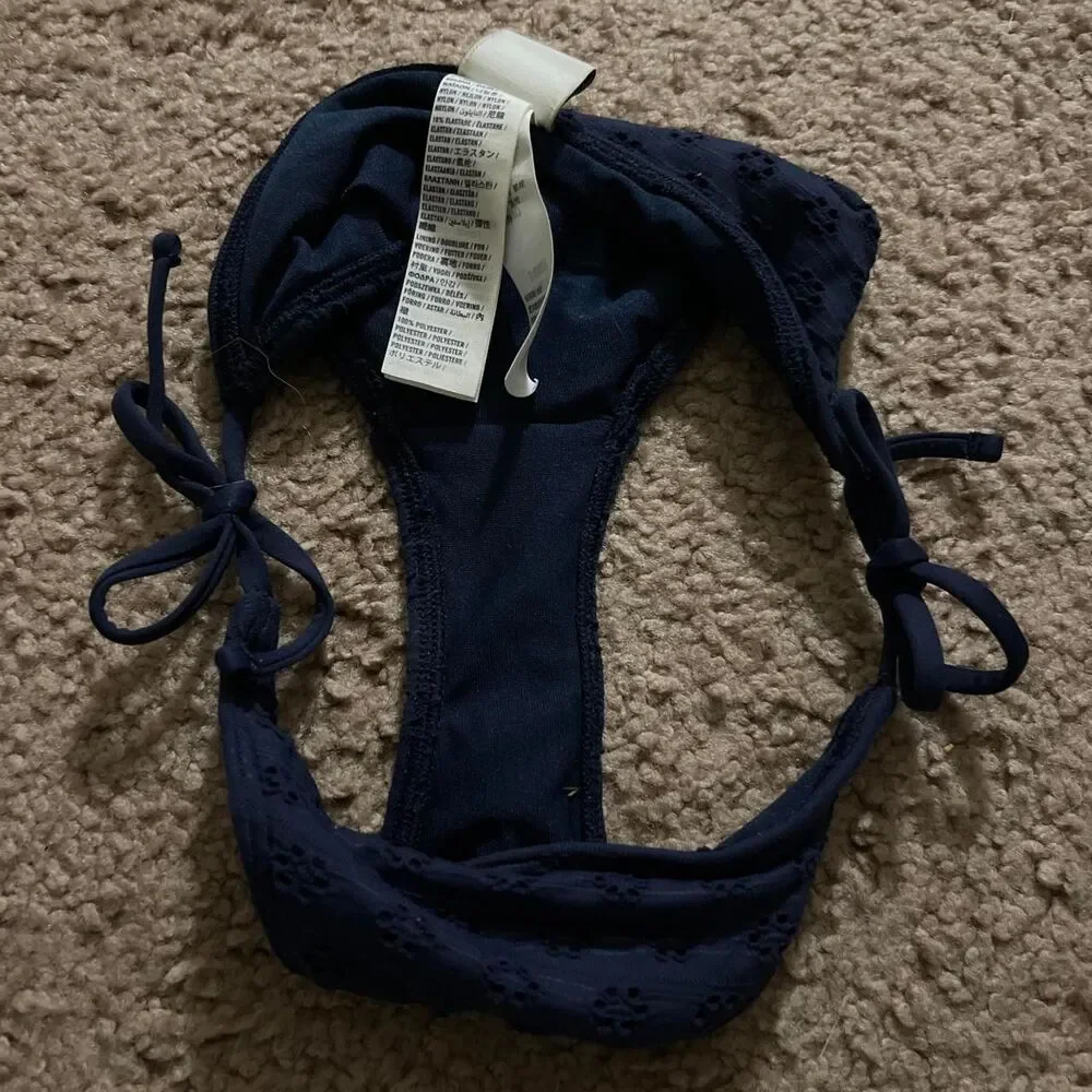Abercrombie-fitch Women's Navy and Black Bikinis-and-tankini-sets